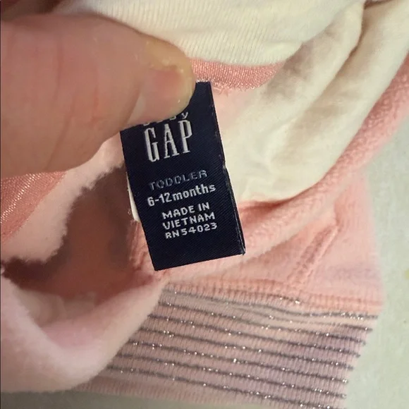 GAP Kids Light Pink Hoodie🐯 - Picture 2 of 11
